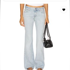 GRLFRND DENIM Serena Low Rise Boot in Ocean Ave